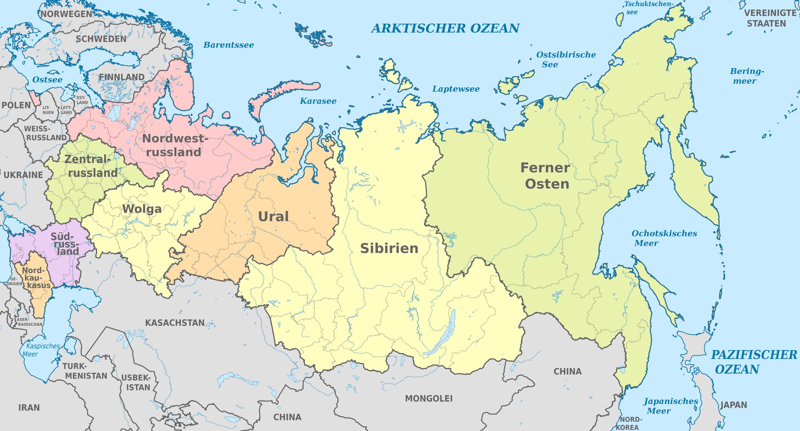 List of Russian federal districts